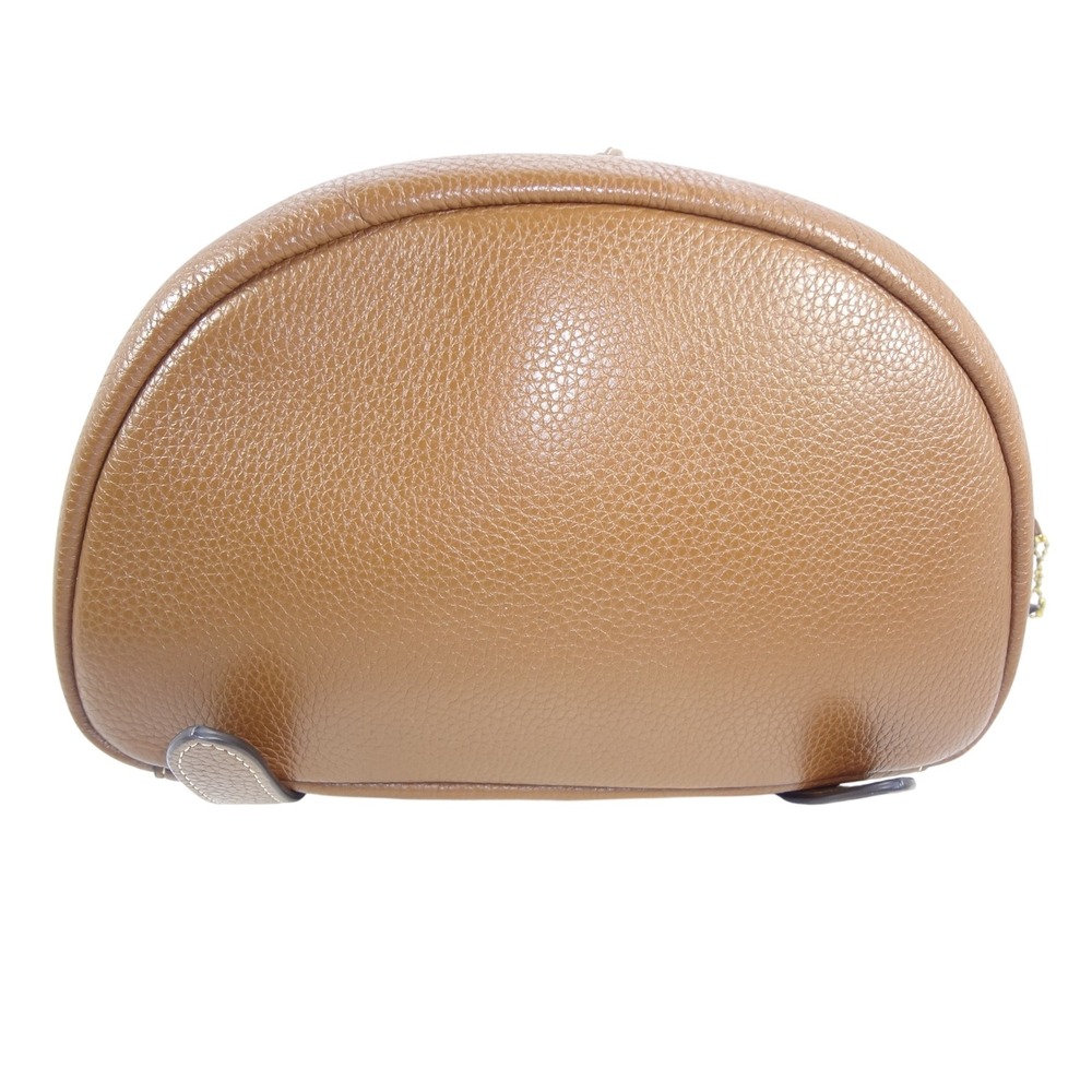 Coach Dempsey Drawstring Backpack Signature Canvas Varsity Stripe Khaki - Picture 7 of 8